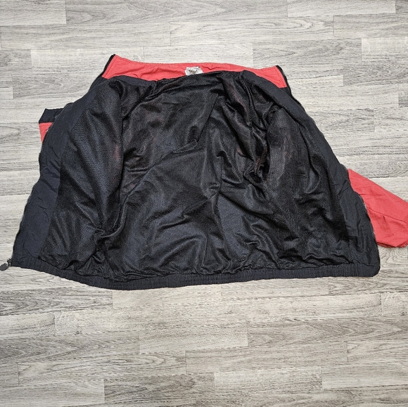 Vintage 90s Y2K K-Swiss Red Black Windbreaker Jacket Mens Size Large - Picture 5 of 11